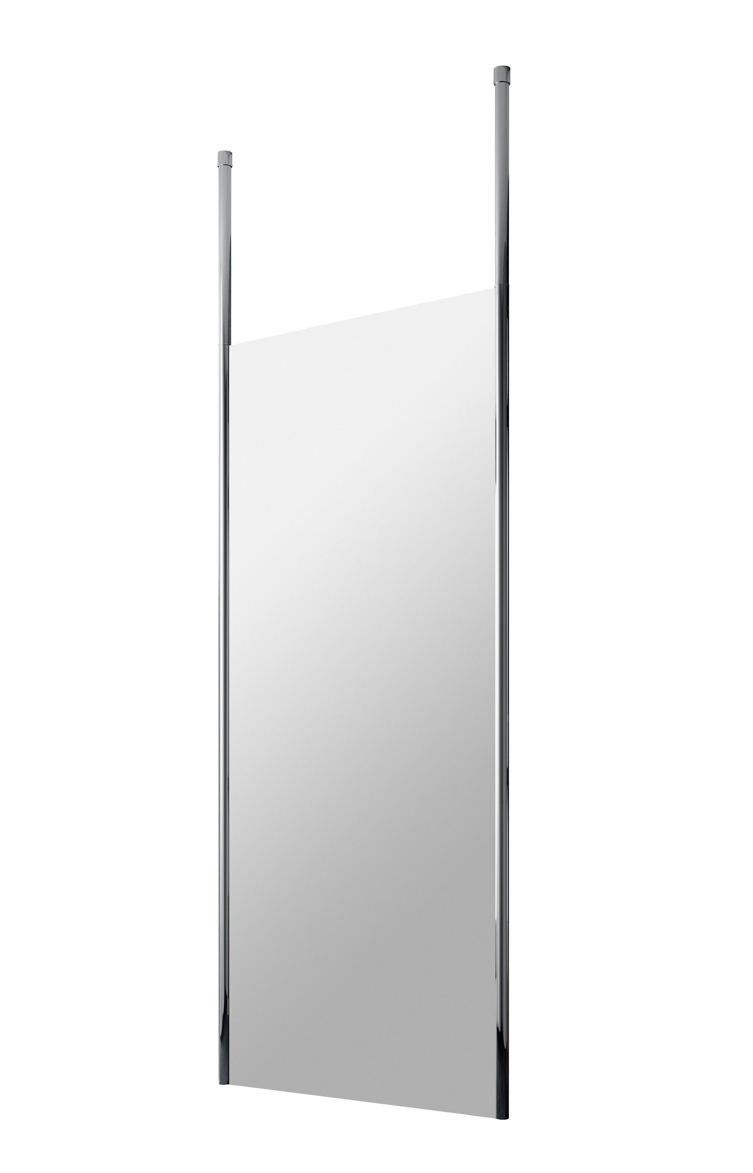 nuie 800mm Chrome Wetroom Panel