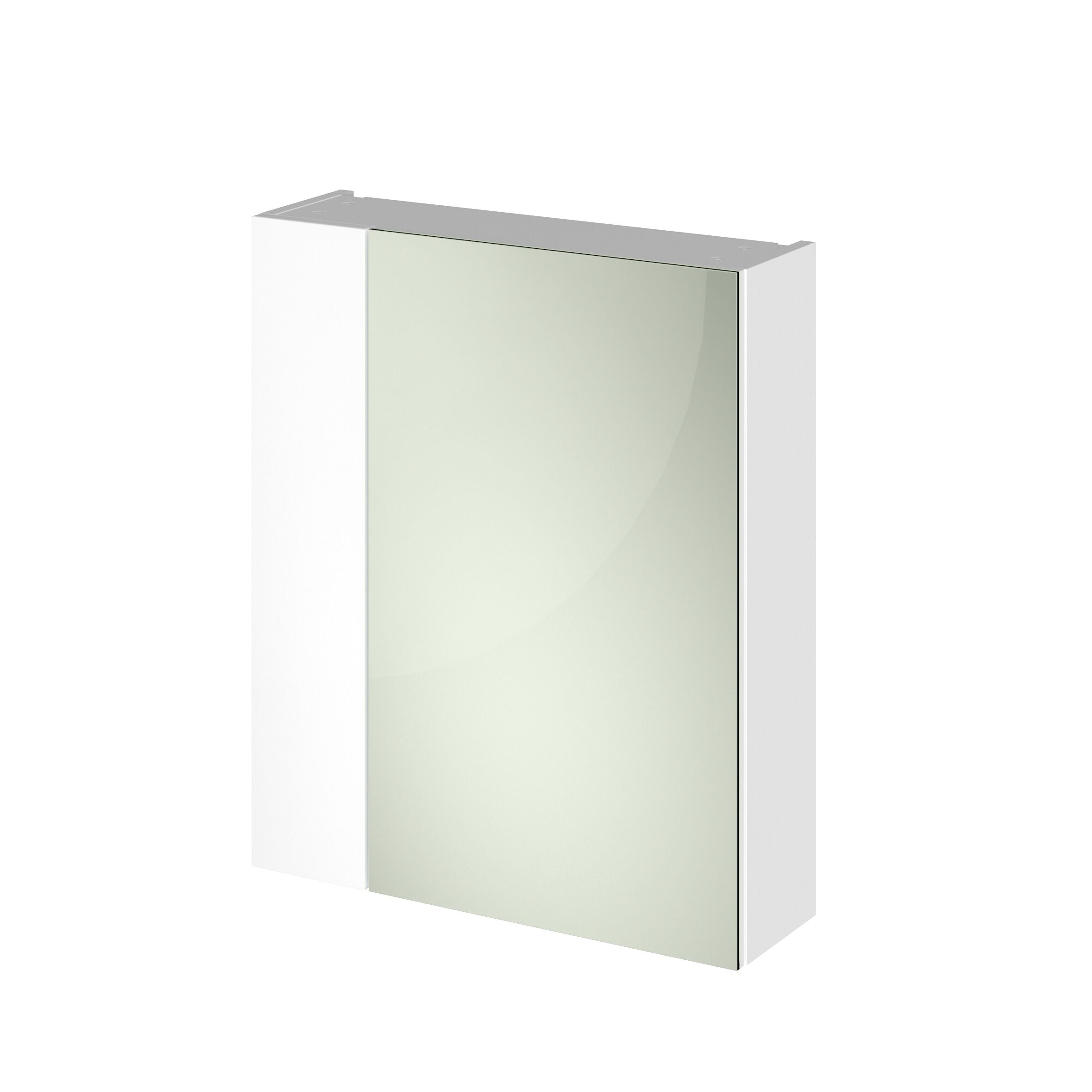 600mm Gloss White Wall Hung Storage Unit