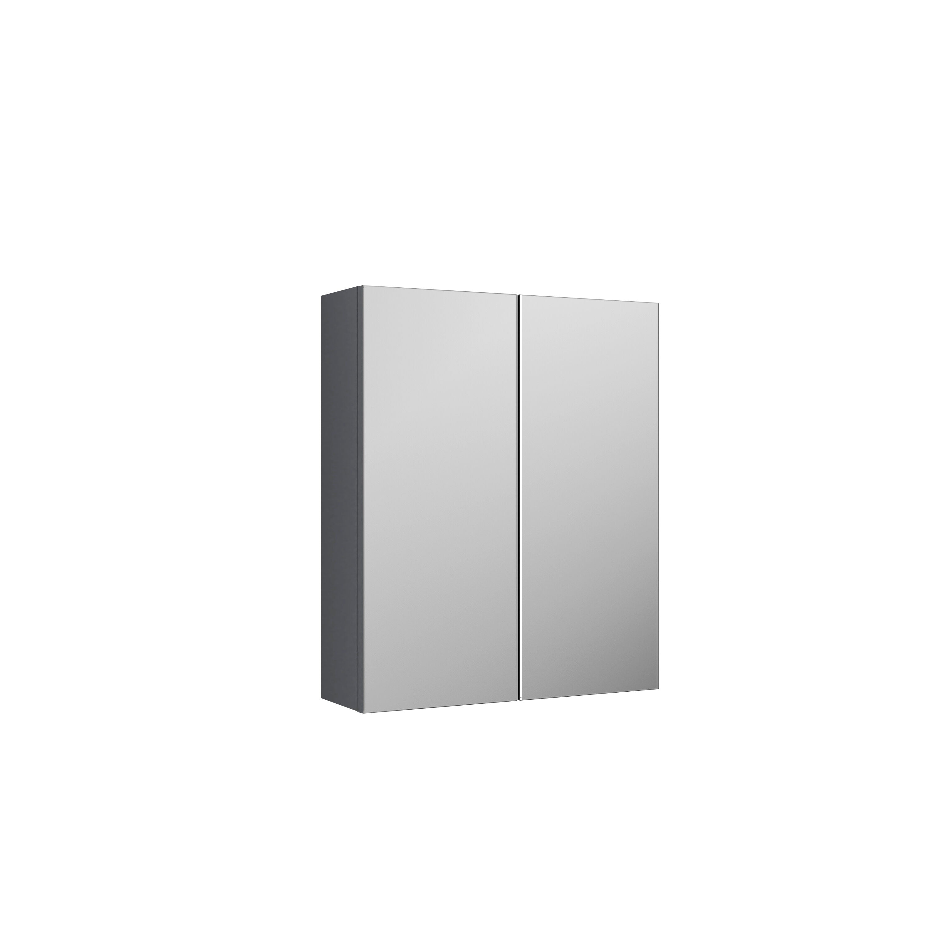 Nuie Parade 600mm Wall Hung 50/50 Mirror Cabinet