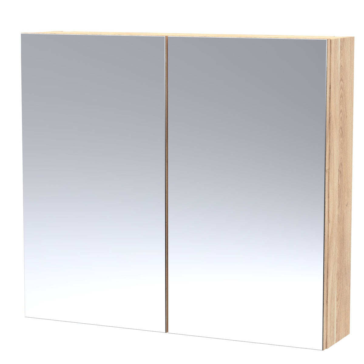 Hudson Reed Fusion 800mm Wall Hung 50/50 Mirror Cabinet