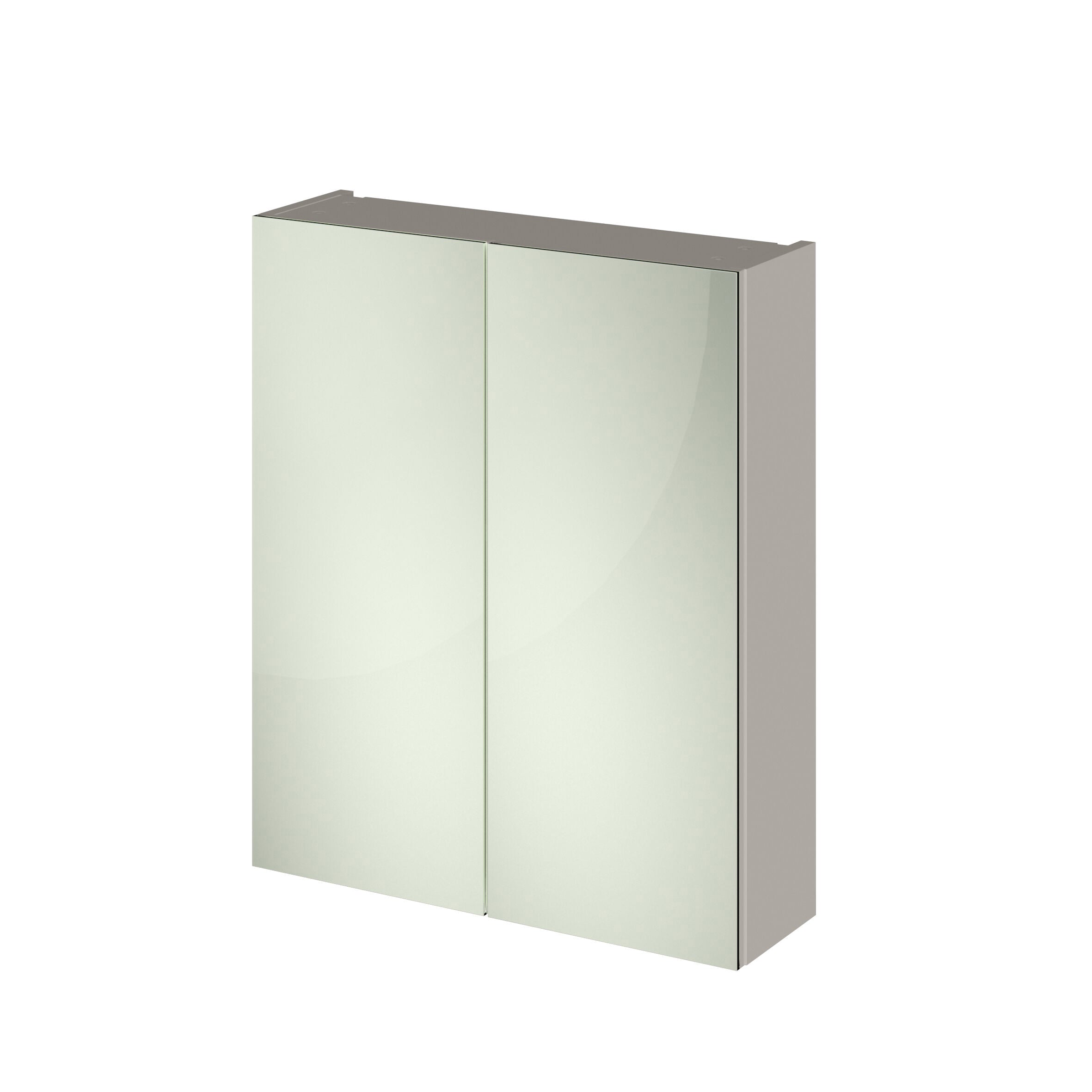Nuie Parade 600mm Wall Hung 50/50 Mirror Cabinet