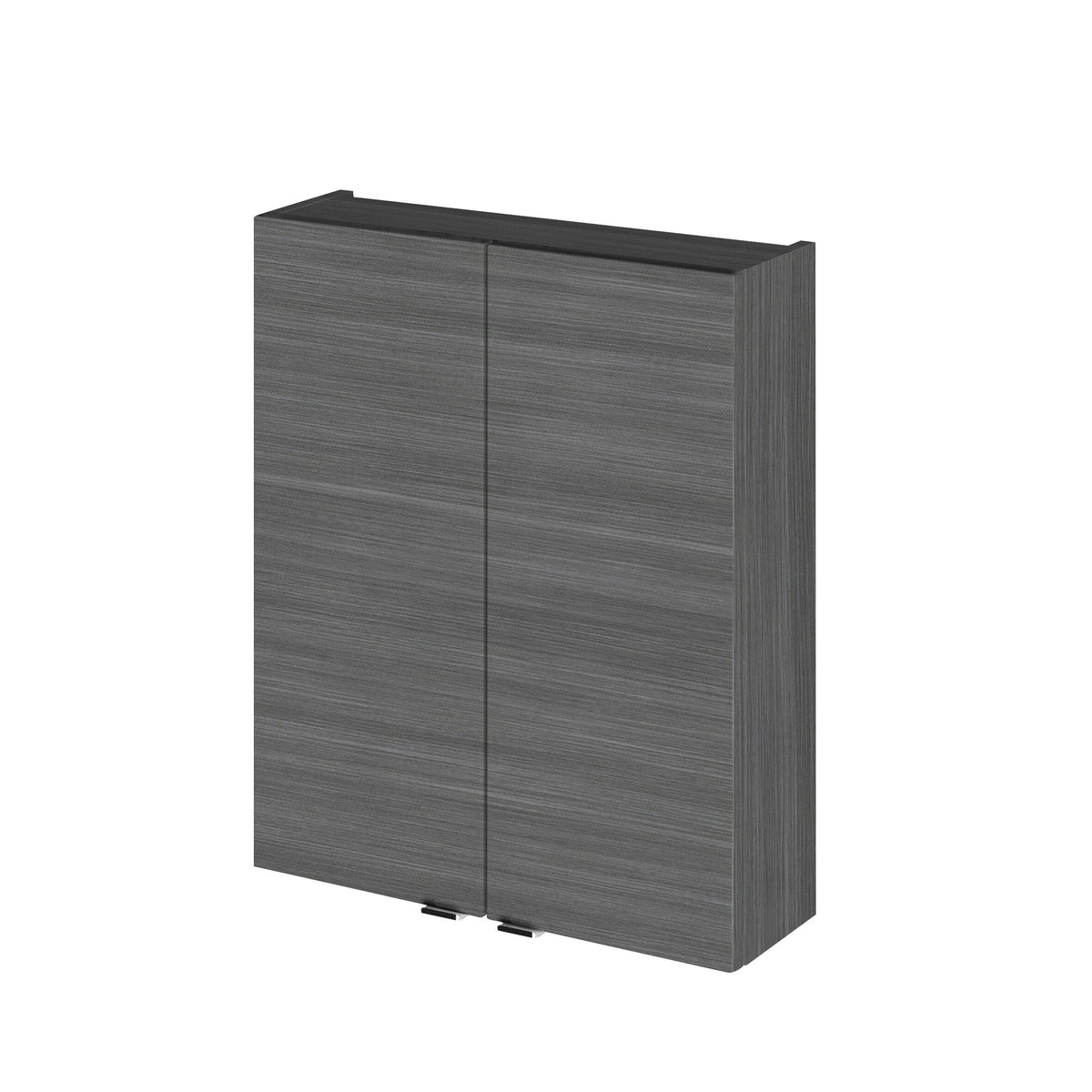 Hudson Reed Fusion 500mm Graphite Grey Woodgrain Wall Hung Cabinet