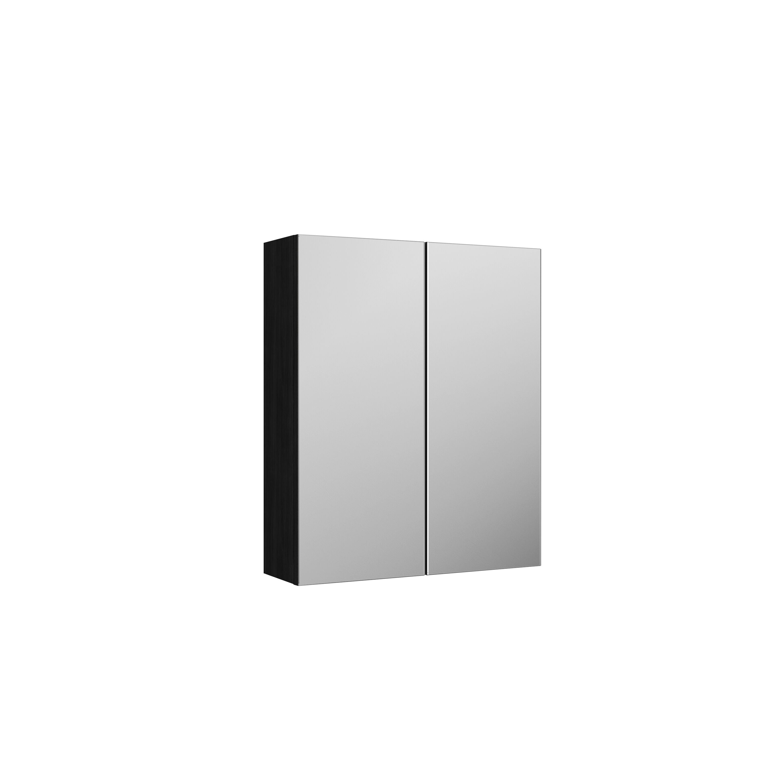 Nuie Arno 600mm Wall Hung 50/50 Mirror Cabinet