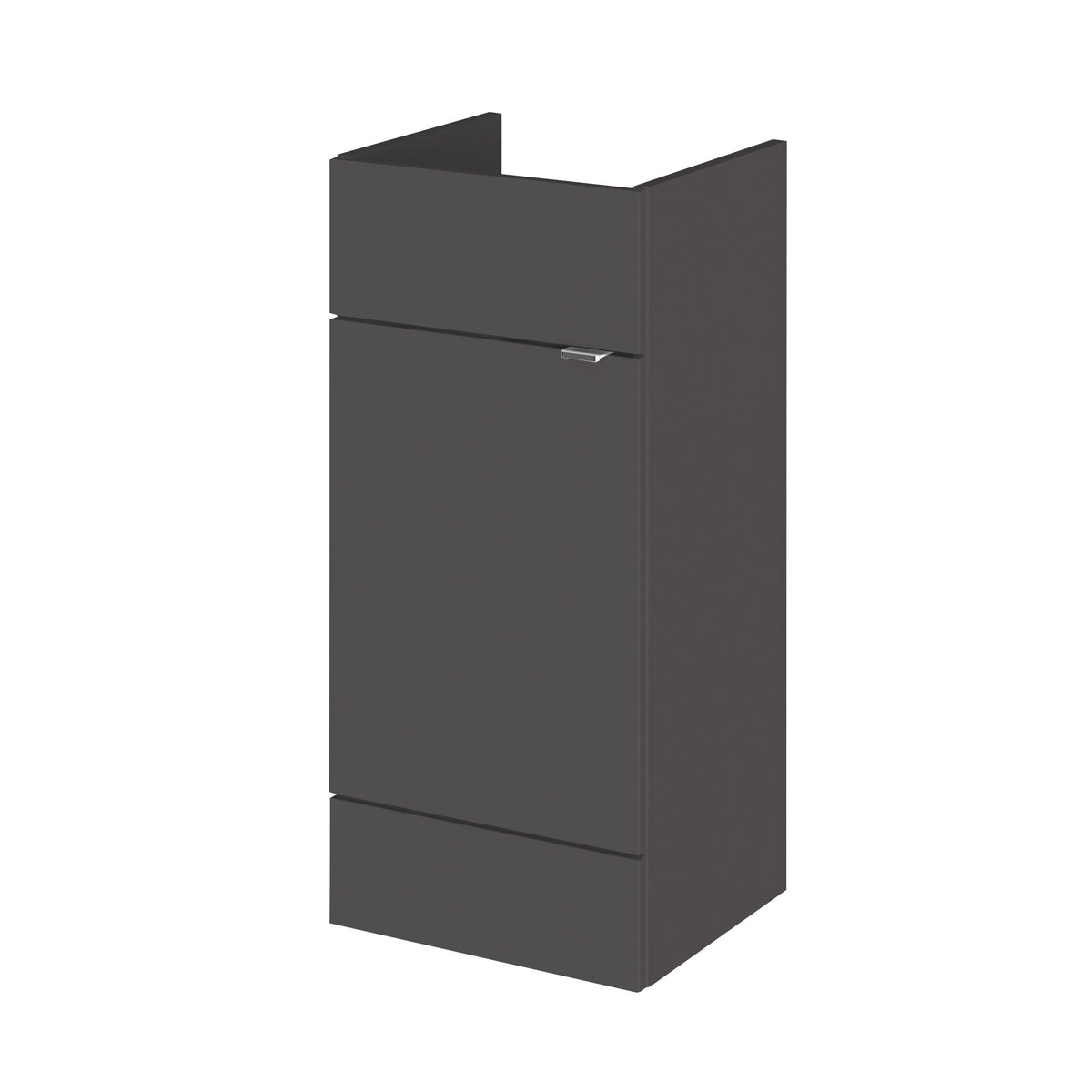 Hudson Reed Fusion 400mm 1 Door Floor Standing Vanity Unit With Laminate Worktop