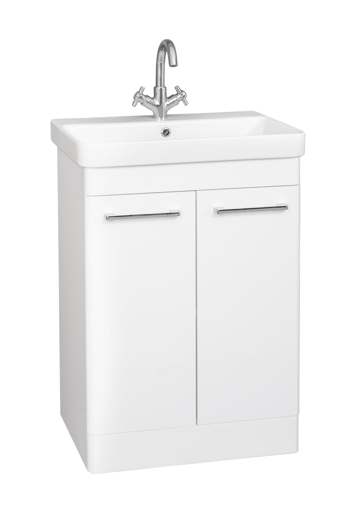 Options 24 600mm 2 Door Unit White - OPT600DO-WT