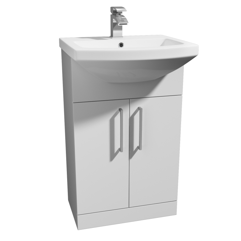 Trim Semi Recessed 1TH Basin 550mm - POT474TR