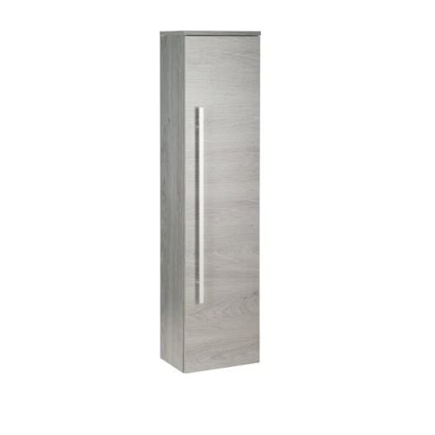 Purity 1400mm Wall Mounted Side Unit Silver Oak - PSO1400SU
