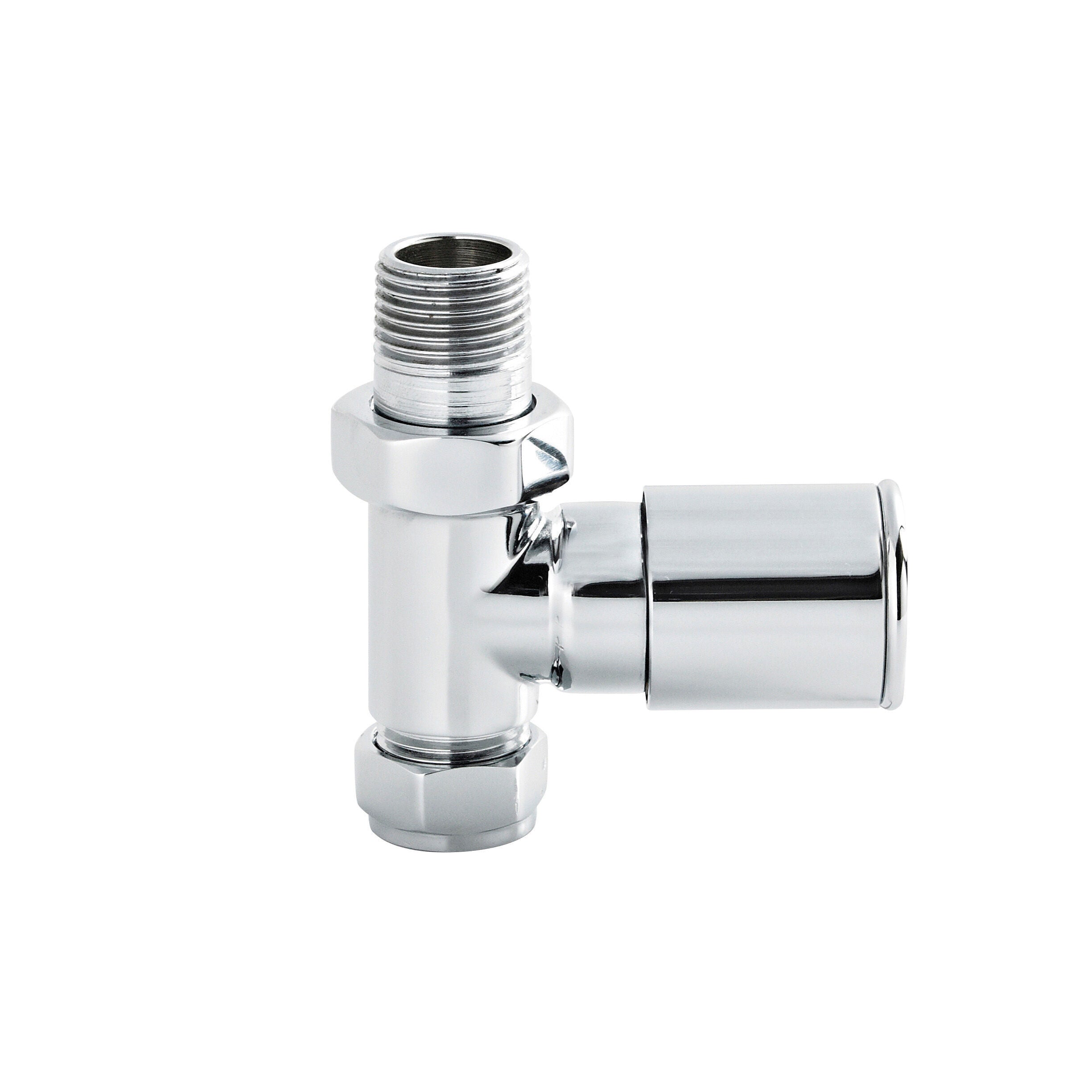 Chrome Straight Radiator Valve Pack (Pairs)