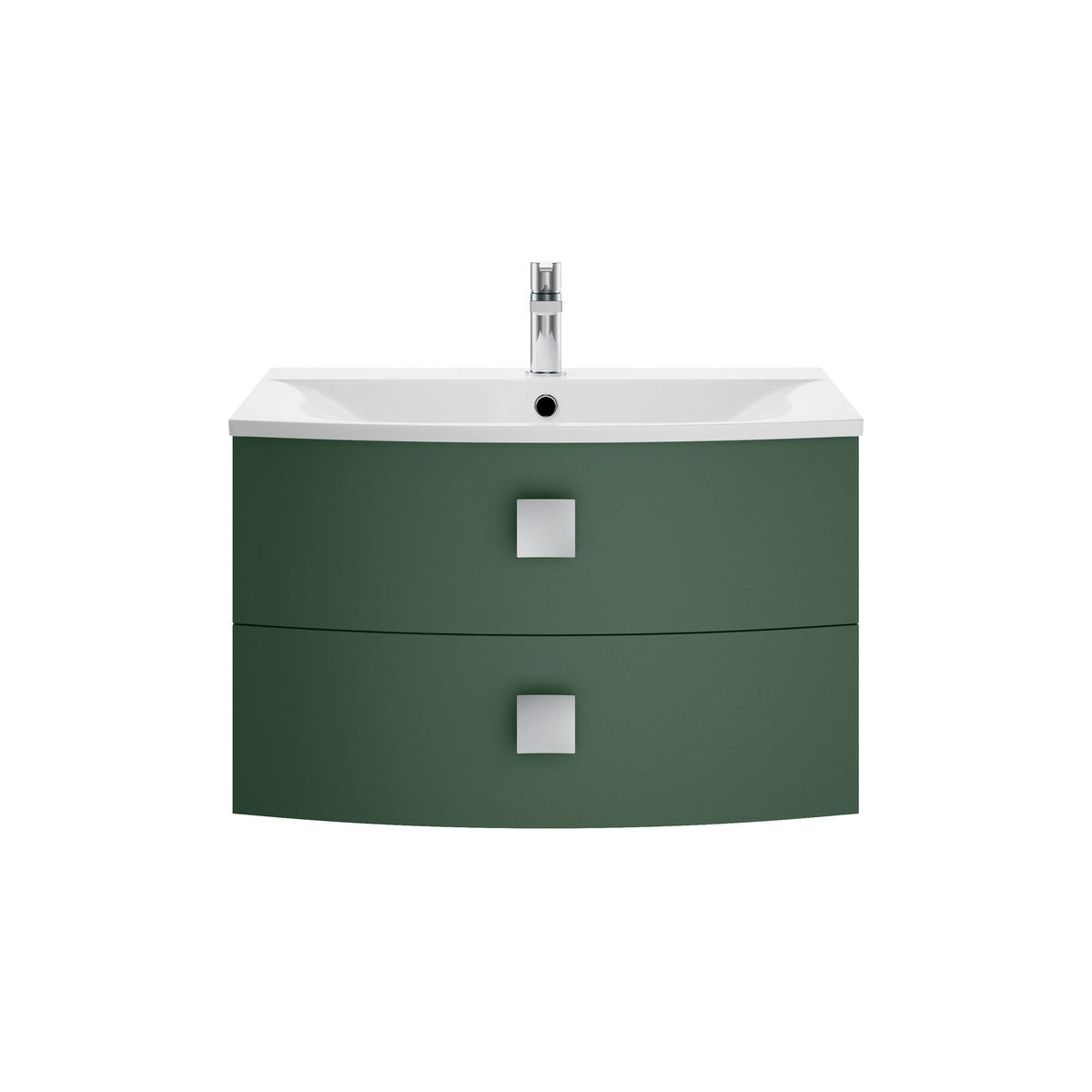 Hudson Reed Sarenna 700mm 2 Drawer Wall Hung Cabinet With Curved Basin