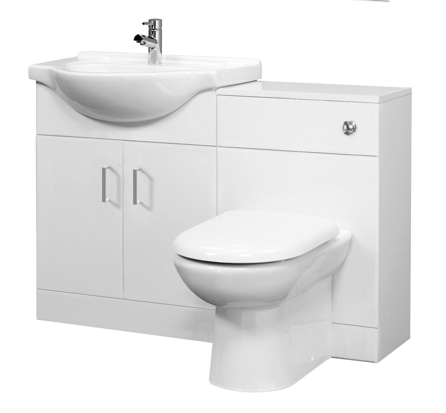 Nuie Saturn Furniture Pack With Round Basin