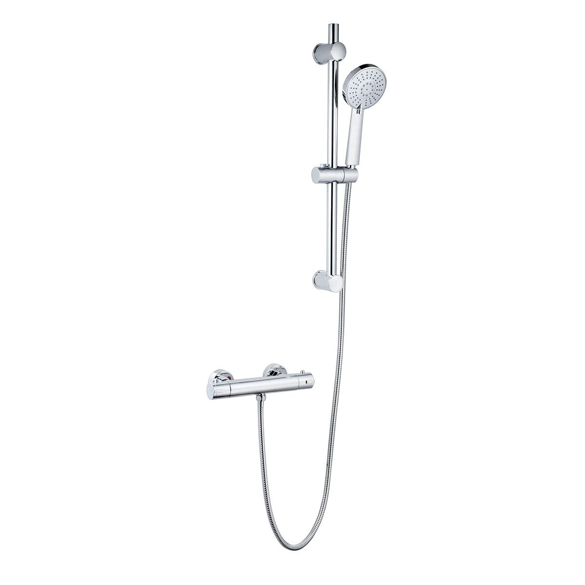 Plan Thermostatic Bar Shower with Adjustable Slide Rail Kit - SHO005PL - SHO005PL 1