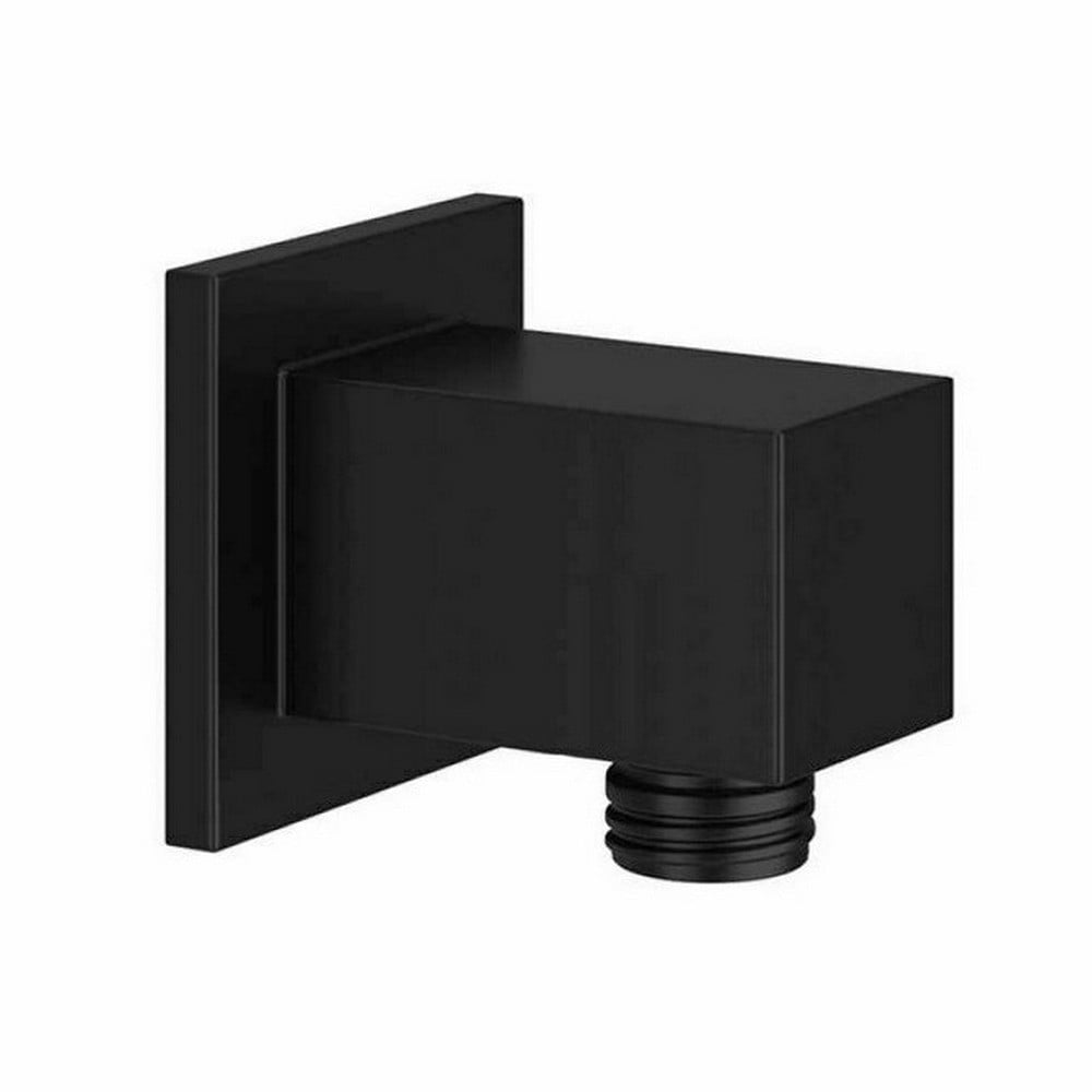 Nero Square Outlet Elbow Matt Black - SHO089NS