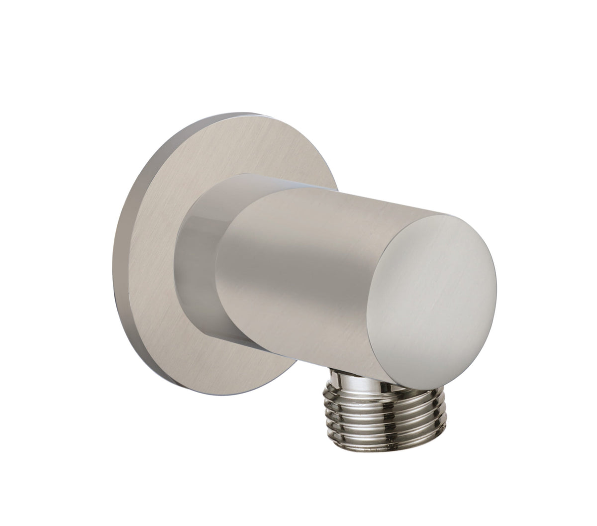 Round Shower Outlet Elbow Brushed Nickel - SHO090BN