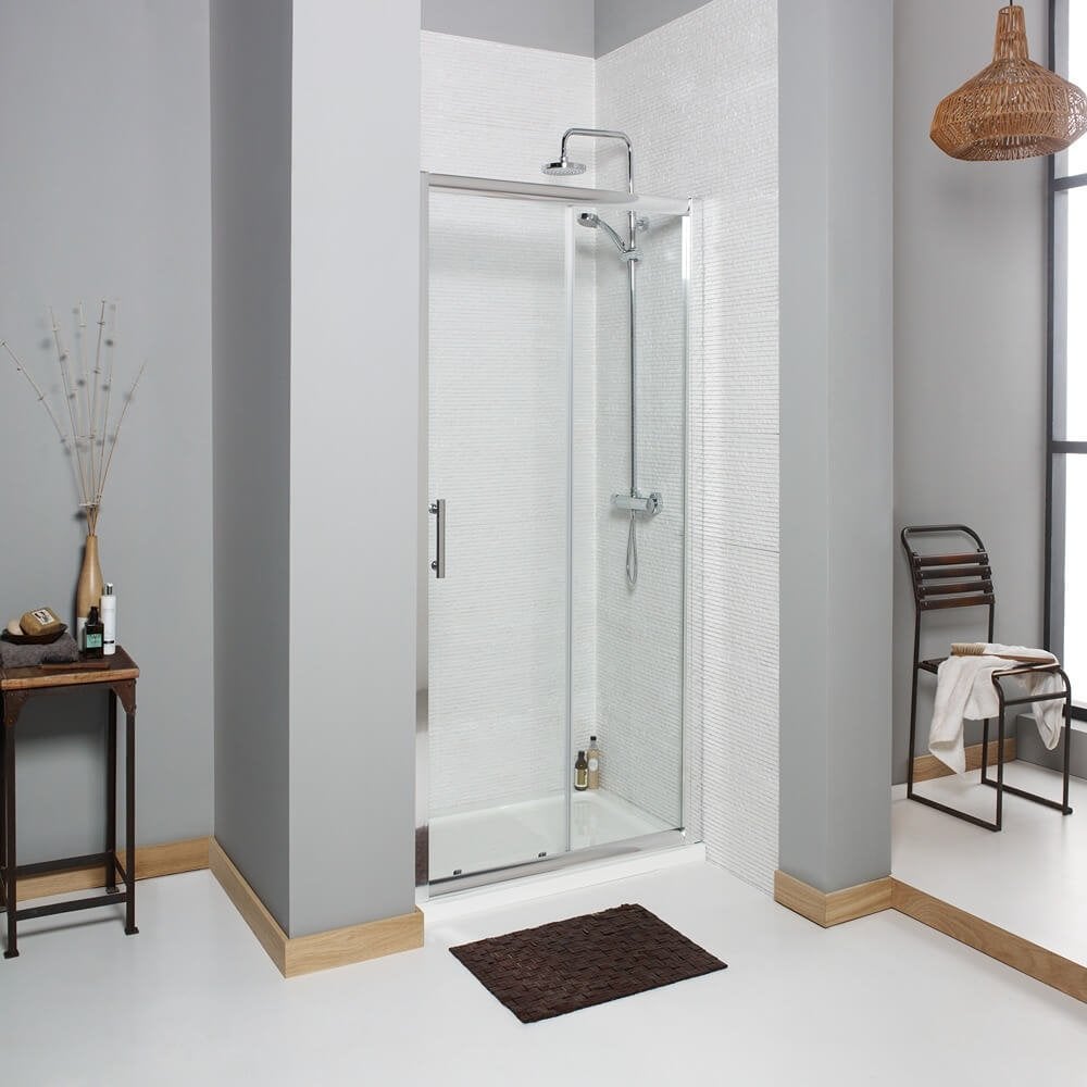 KV6 Sliding Shower Door 1700mm - SIX1700SD - SIX1700SD 2