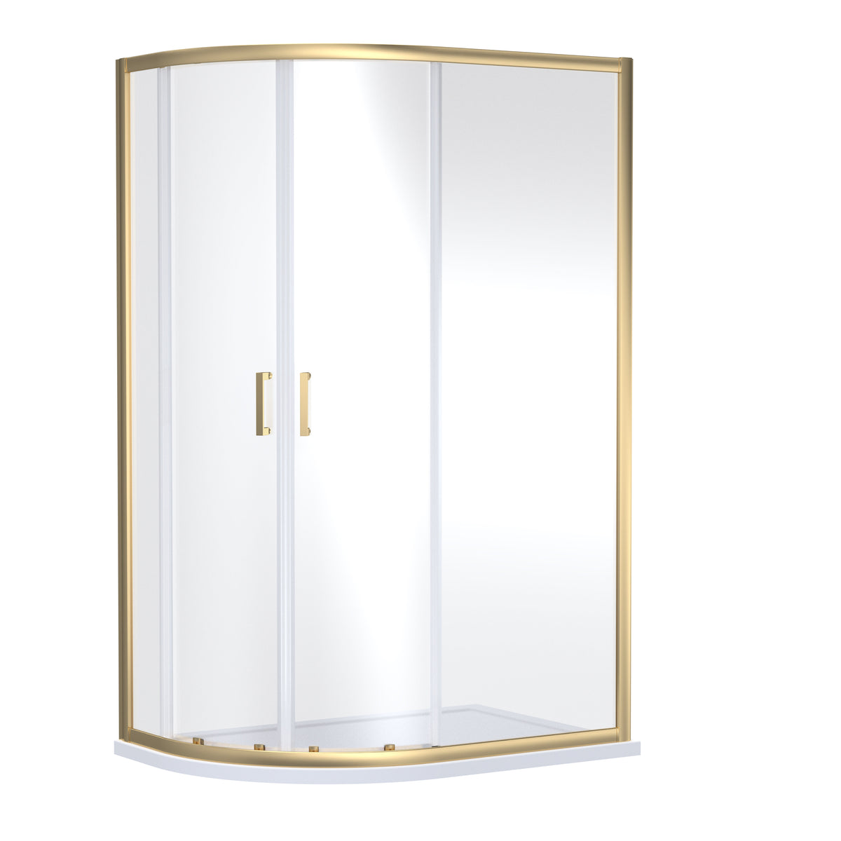 Nuie Rene 1200 x 800mm 2 Door Offset Quadrant Enclosure