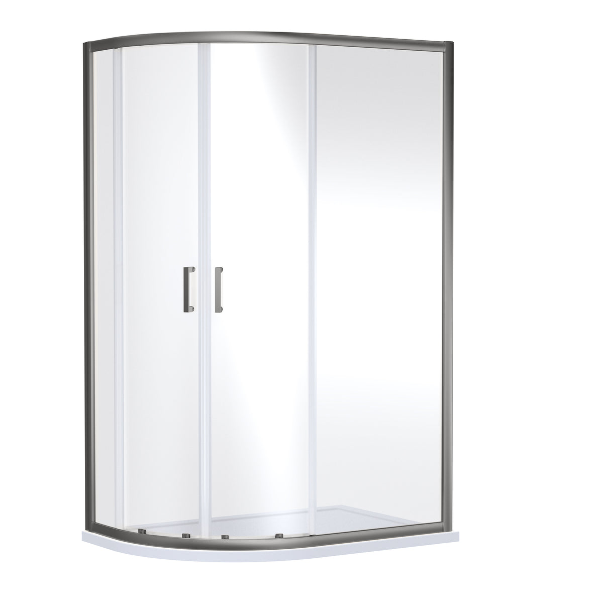 Nuie Rene 1200mm Framed Offset Shower Enclosure