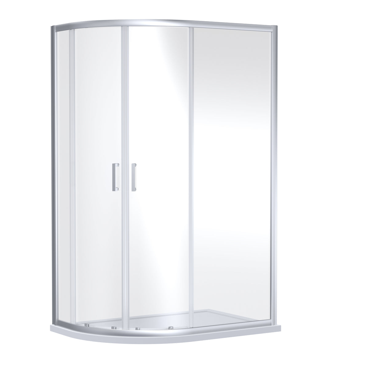 Nuie Rene 1200 x 900mm Offset Quadrant Shower Enclosure