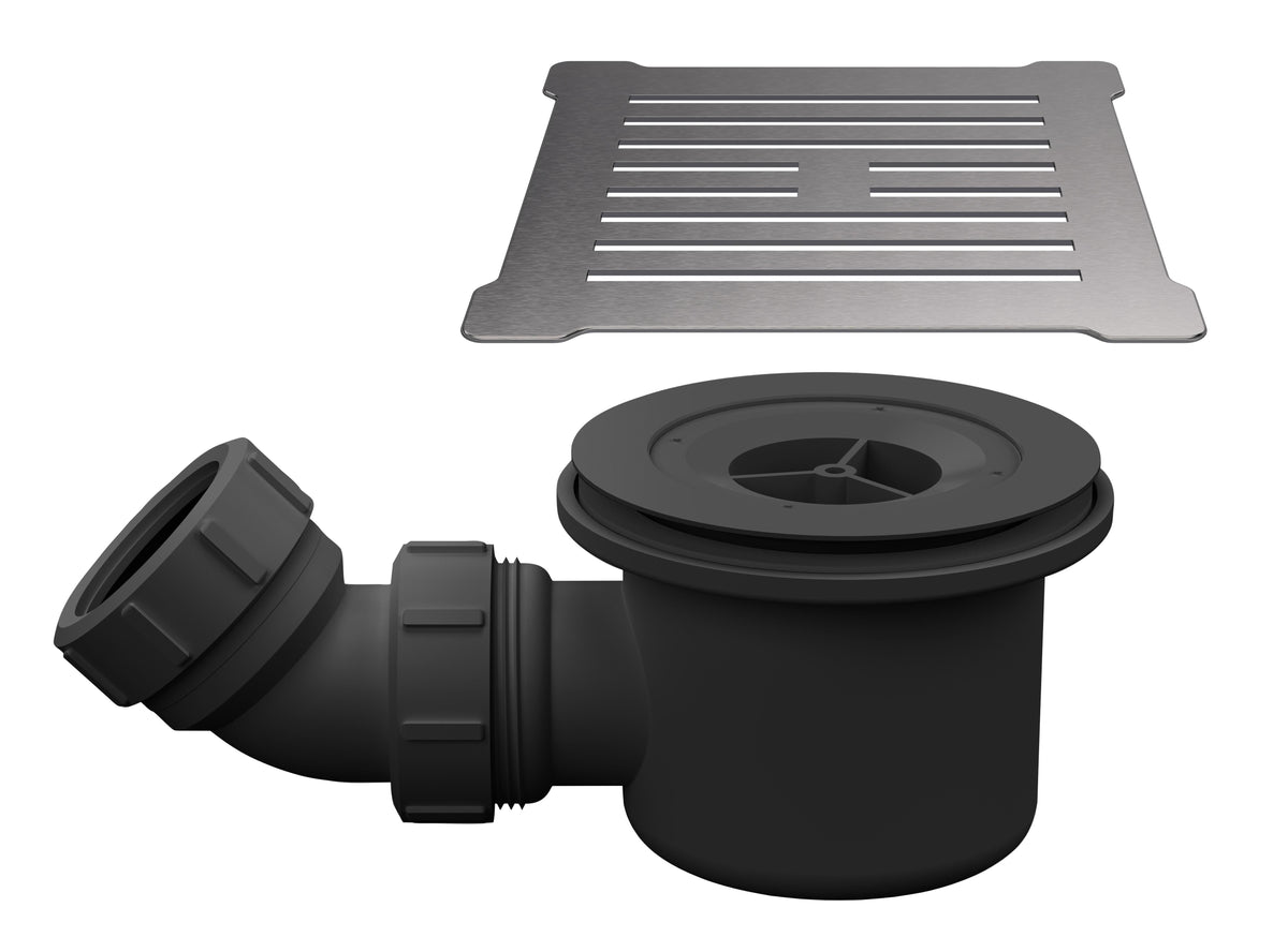 Nuie Fast Flow Shower Tray Waste With Grid
