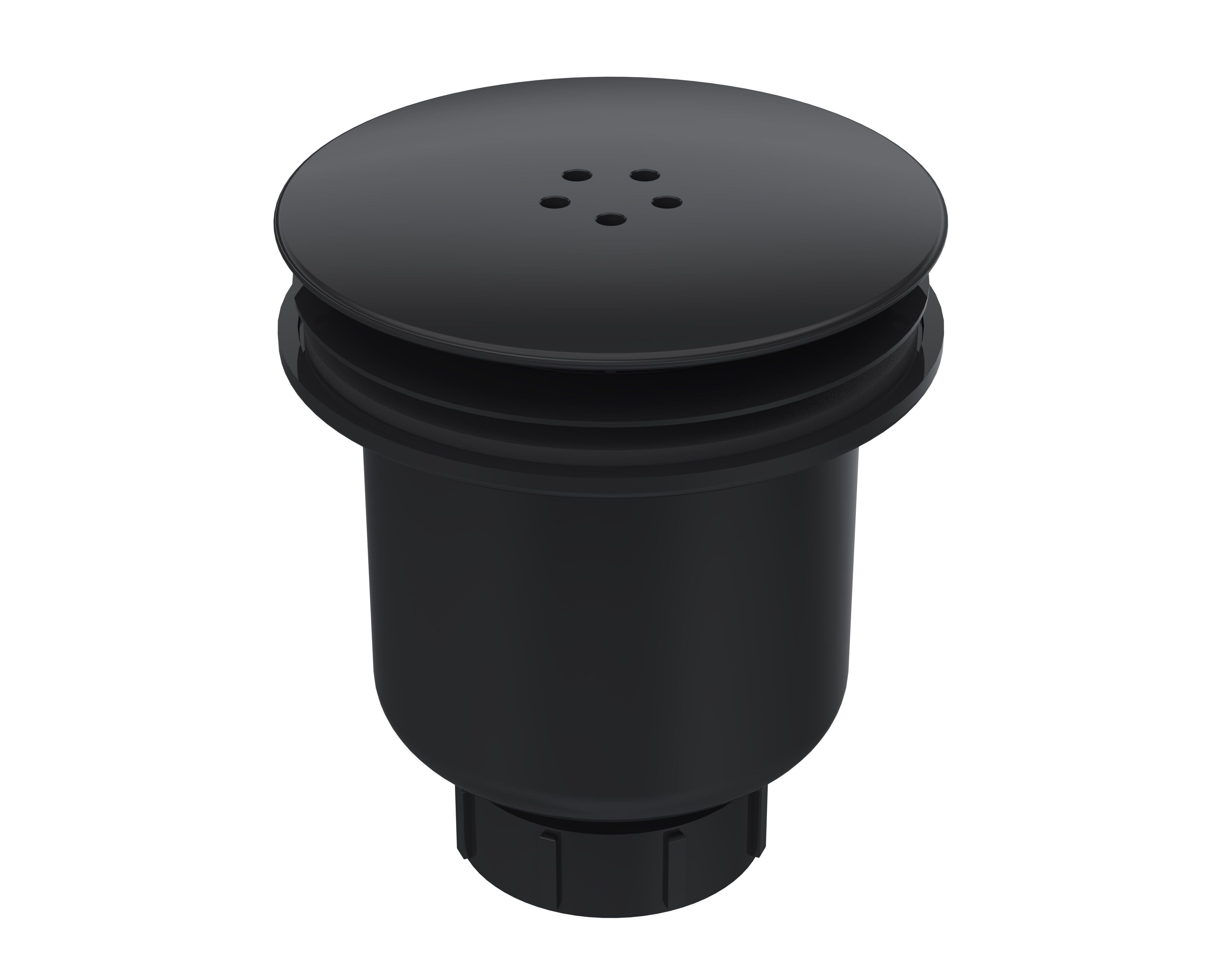 Matt Black Fast Flow Shower Tray Waste