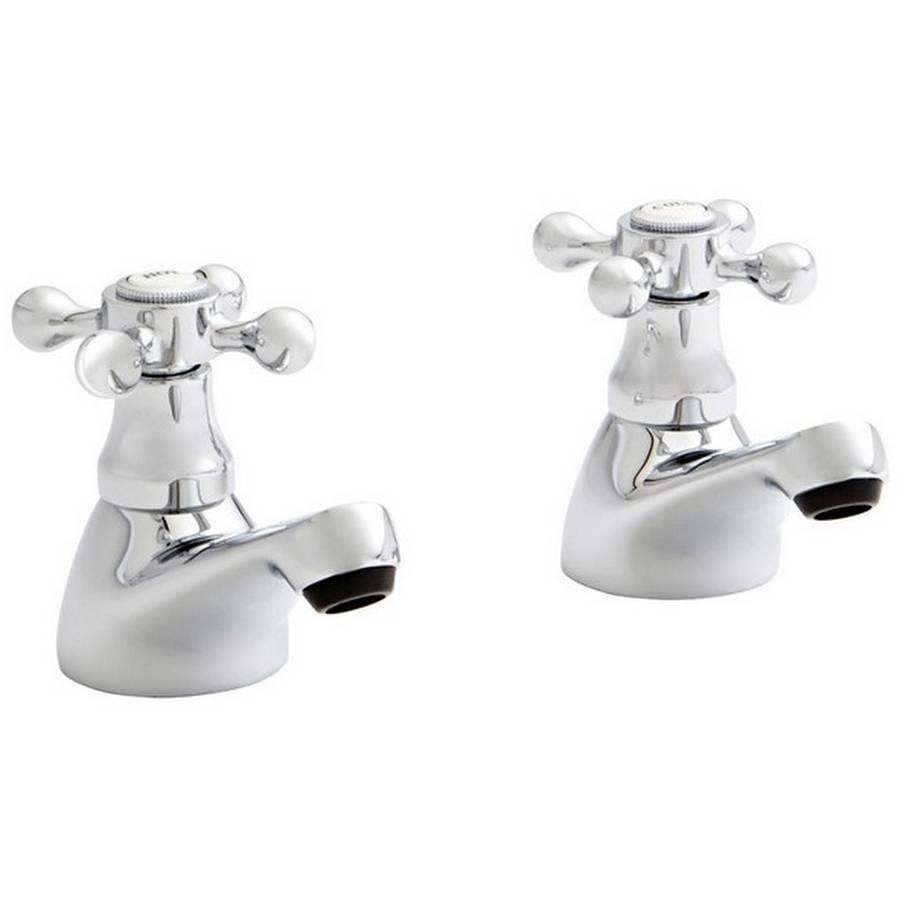 Victory Pair Bath Pillar Taps - TAP094VI