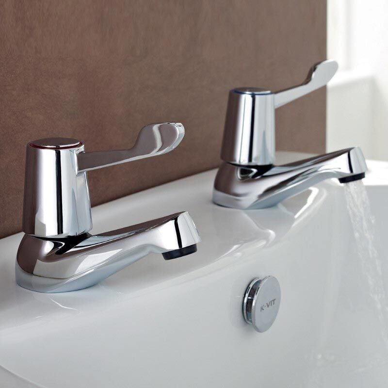 Leva 3/4 Bath Taps (Pair) - TAP171LE - TAP171LE 2
