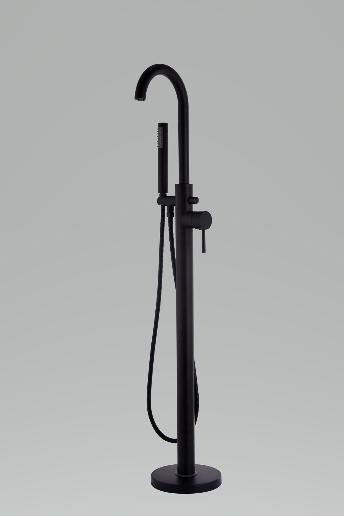Nero Round Freestanding Bath Shower Mixer - TAP413NR