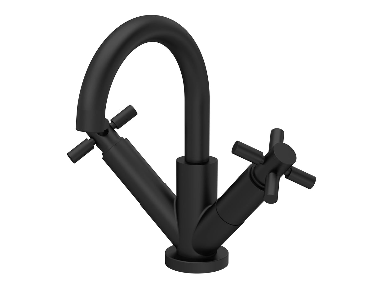 Hudson Reed Tec Crosshead Mono Basin Mixer with Waste