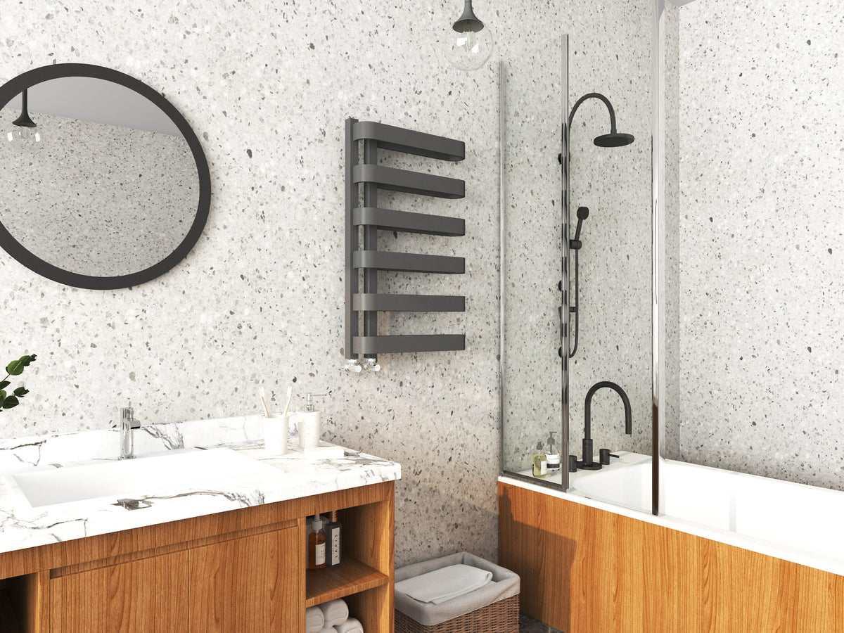 Texas 850 x 500 Towel Rail Anthracite - TEX850-500A