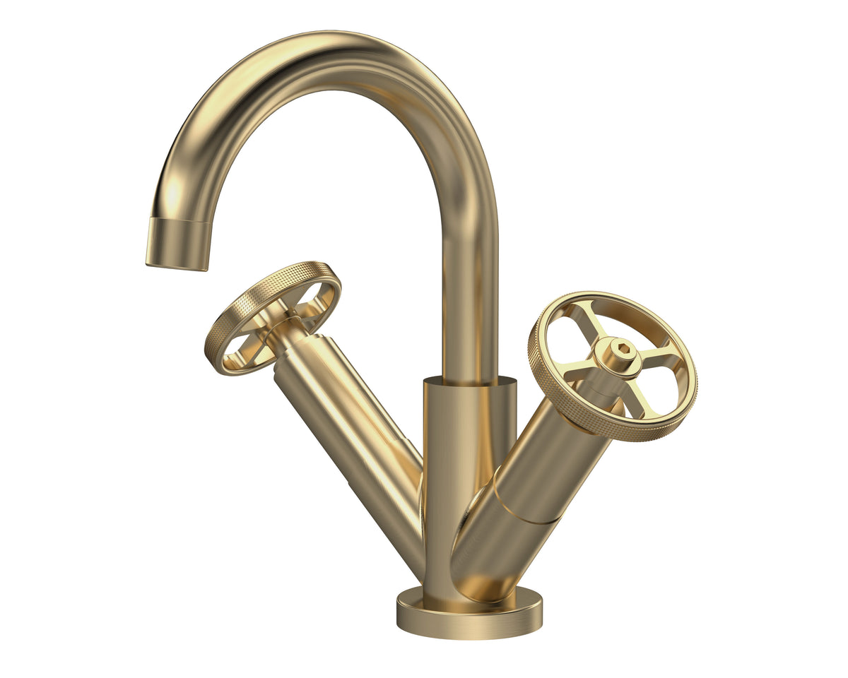 Nuie Revolution Mono Basin Mixer With Push Button Waste
