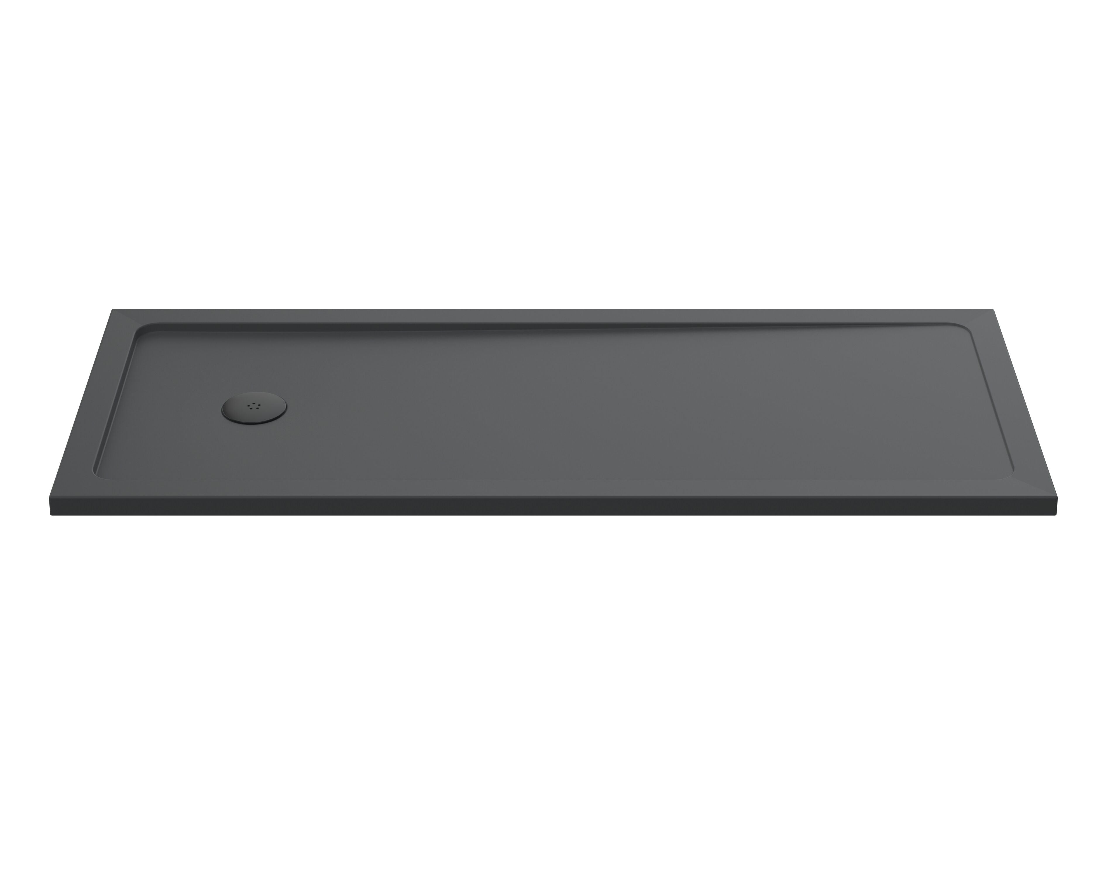 1700 x 700mm Slate Grey Slimline Bath Replacement Shower Tray