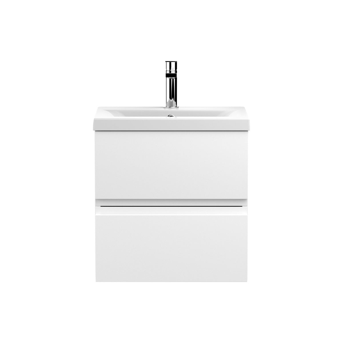 Hudson Reed Urban 500mm 2 Drawer Wall Hung Vanity Unit With Mid-Edge Basin