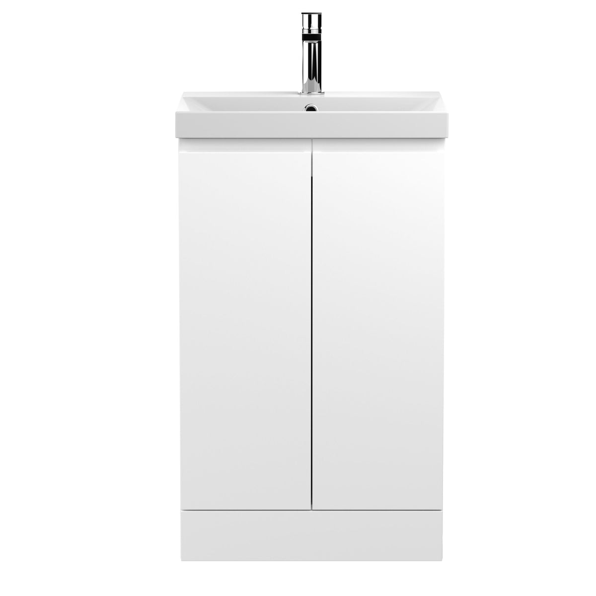 Hudson Reed Urban 500mm 2 Door Floor Standing Vanity Unit With Thin Edge Basin