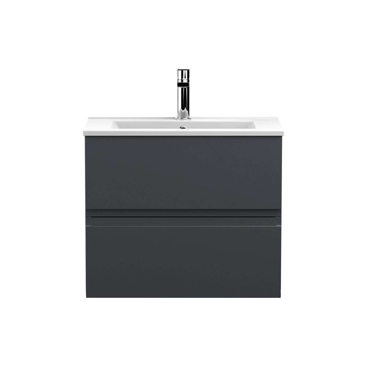 Hudson Reed Urban 600mm 2 Drawer Wall Hung Vanity Unit With Minimalist Basin