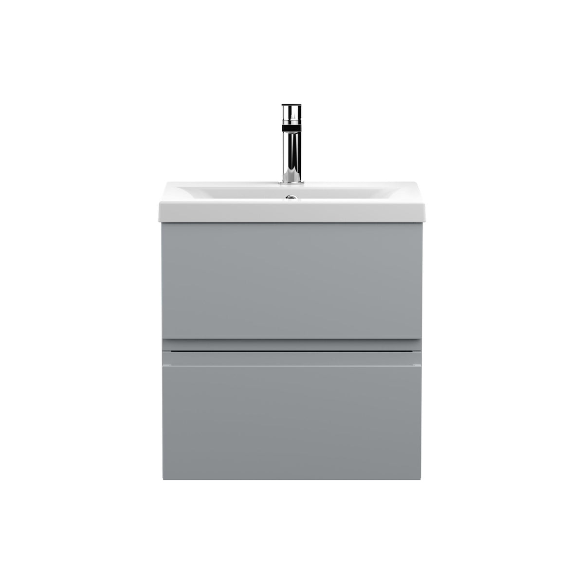 Hudson Reed Urban 500mm 2 Drawer Wall Hung Vanity Unit With Mid-Edge Basin
