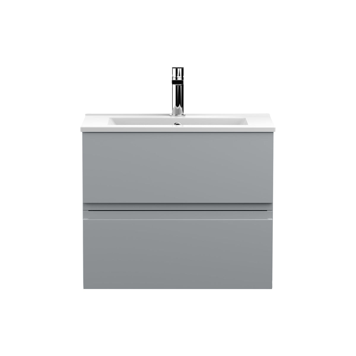 Hudson Reed Urban 600mm 2 Drawer Wall Hung Vanity Unit With Minimalist Basin