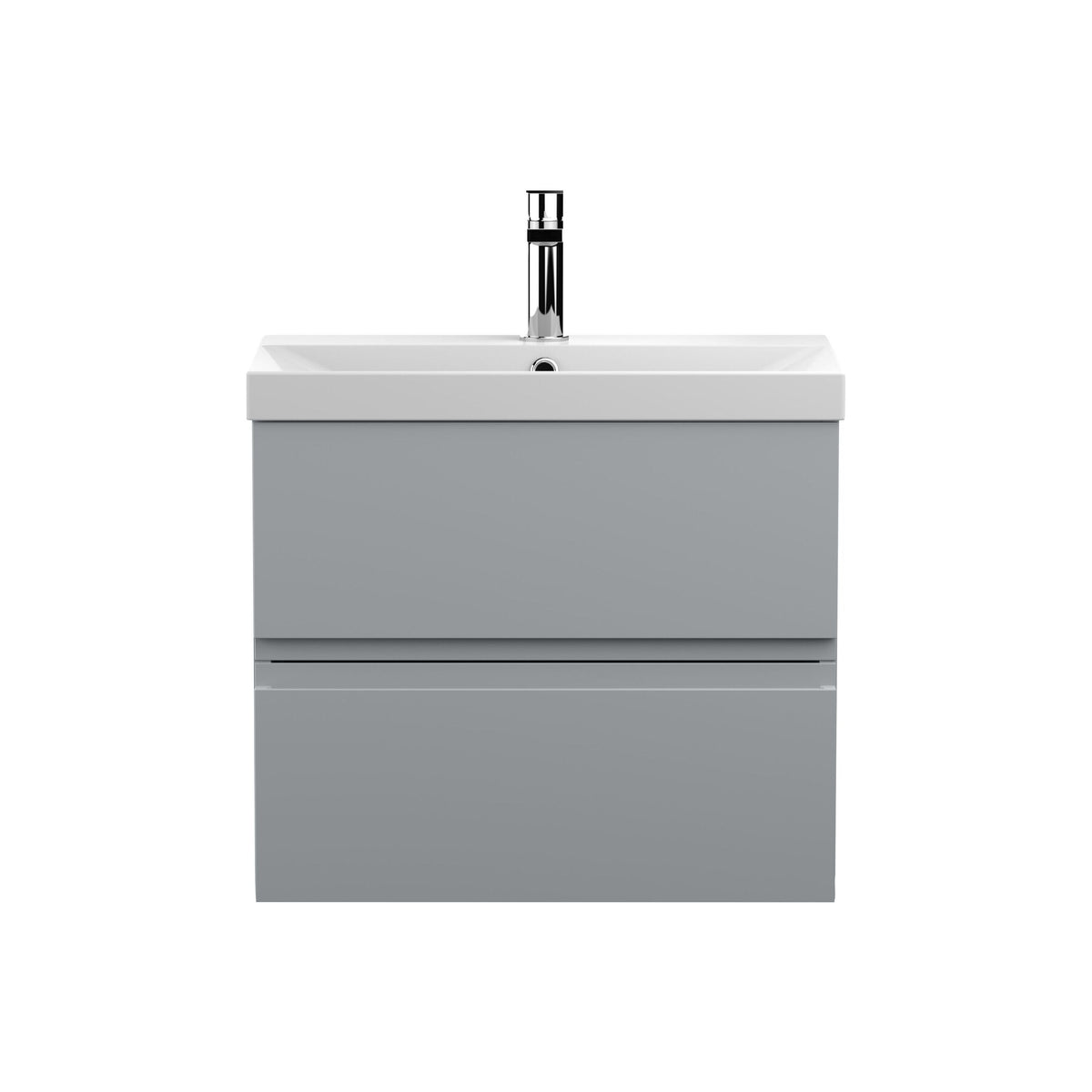 Hudson Reed Urban 600mm 2 Drawer Wall Hung Vanity Unit With Thin Edge Basin