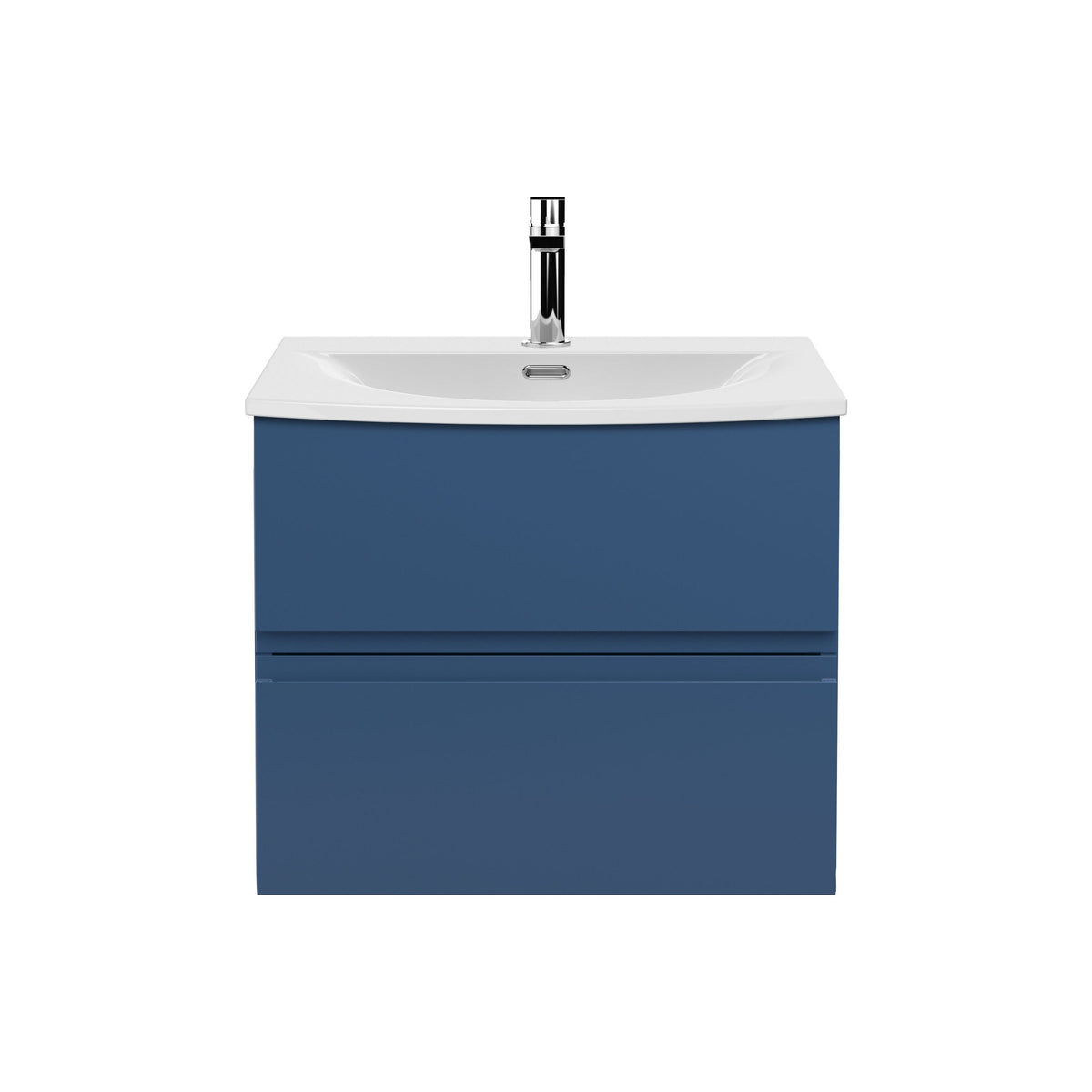 Hudson Reed Urban 600mm 2 Drawer Wall Hung Vanity Unit With U-Shaped Curved Basin
