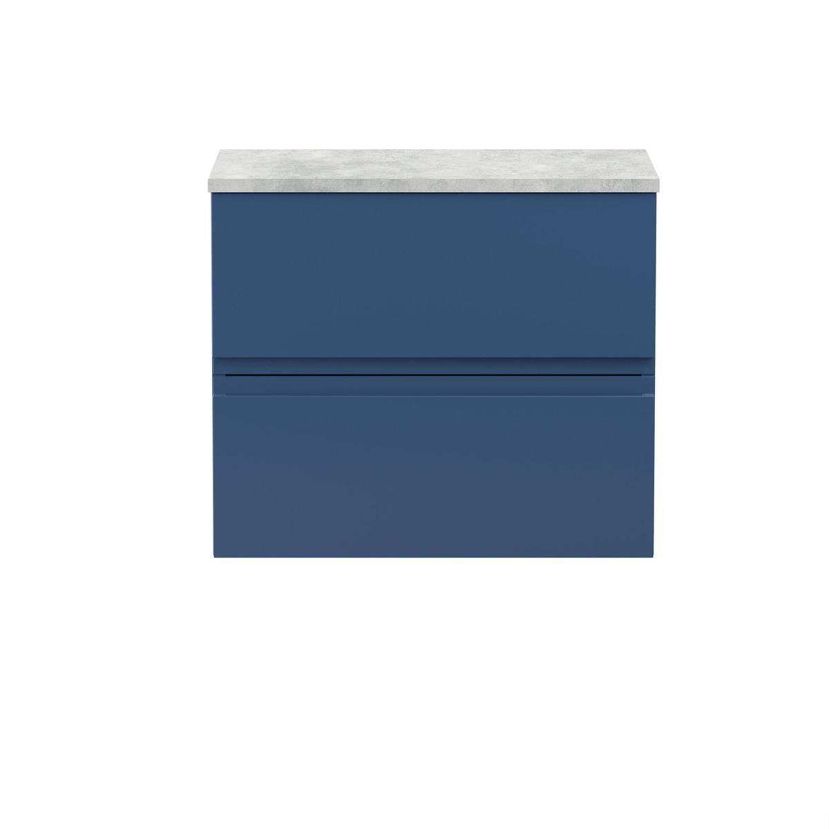 Hudson Reed Urban 600mm 2 Drawer Wall Hung Vanity Unit With Bellato Grey Worktop