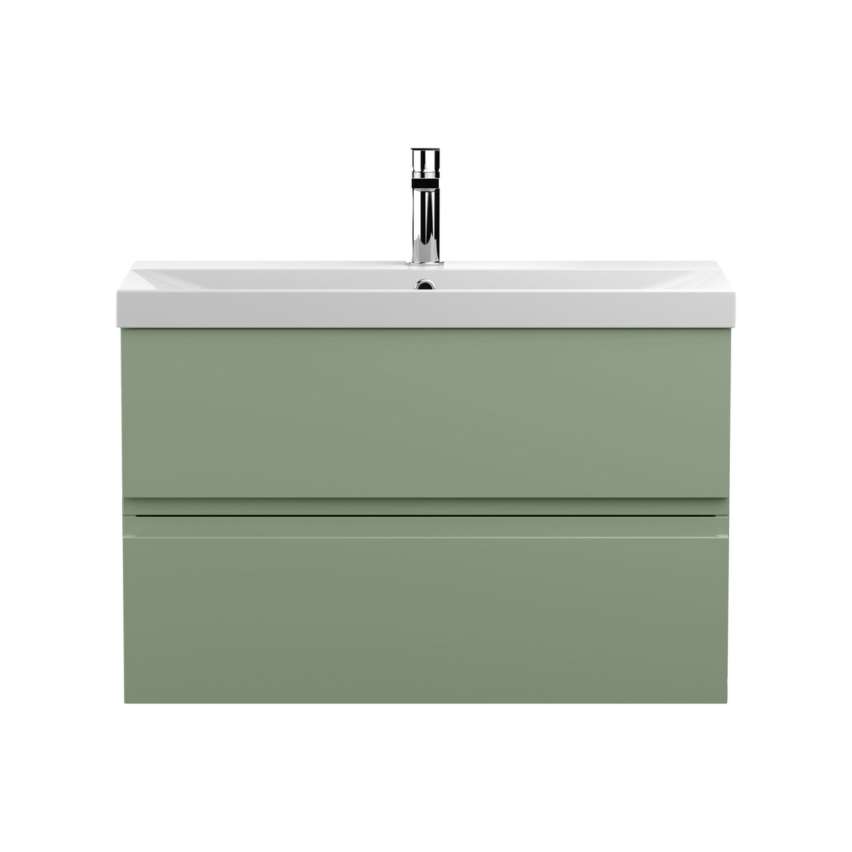 Hudson Reed Urban 800mm 2 Drawer Wall Hung Vanity Unit With Thin Edge Basin