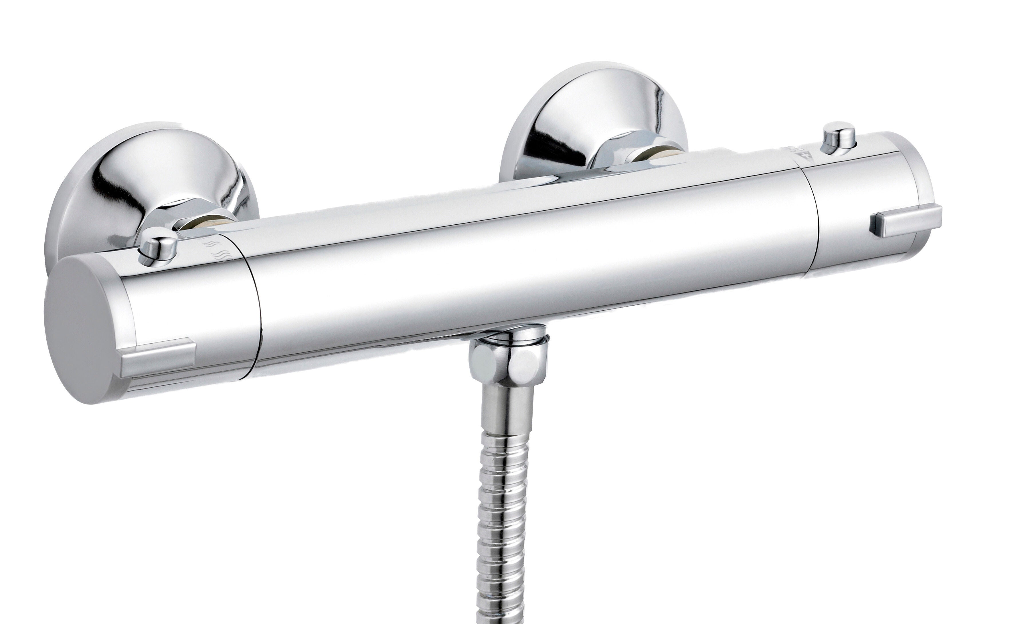 nuie Chrome Thermostatic Bar Shower Valve
