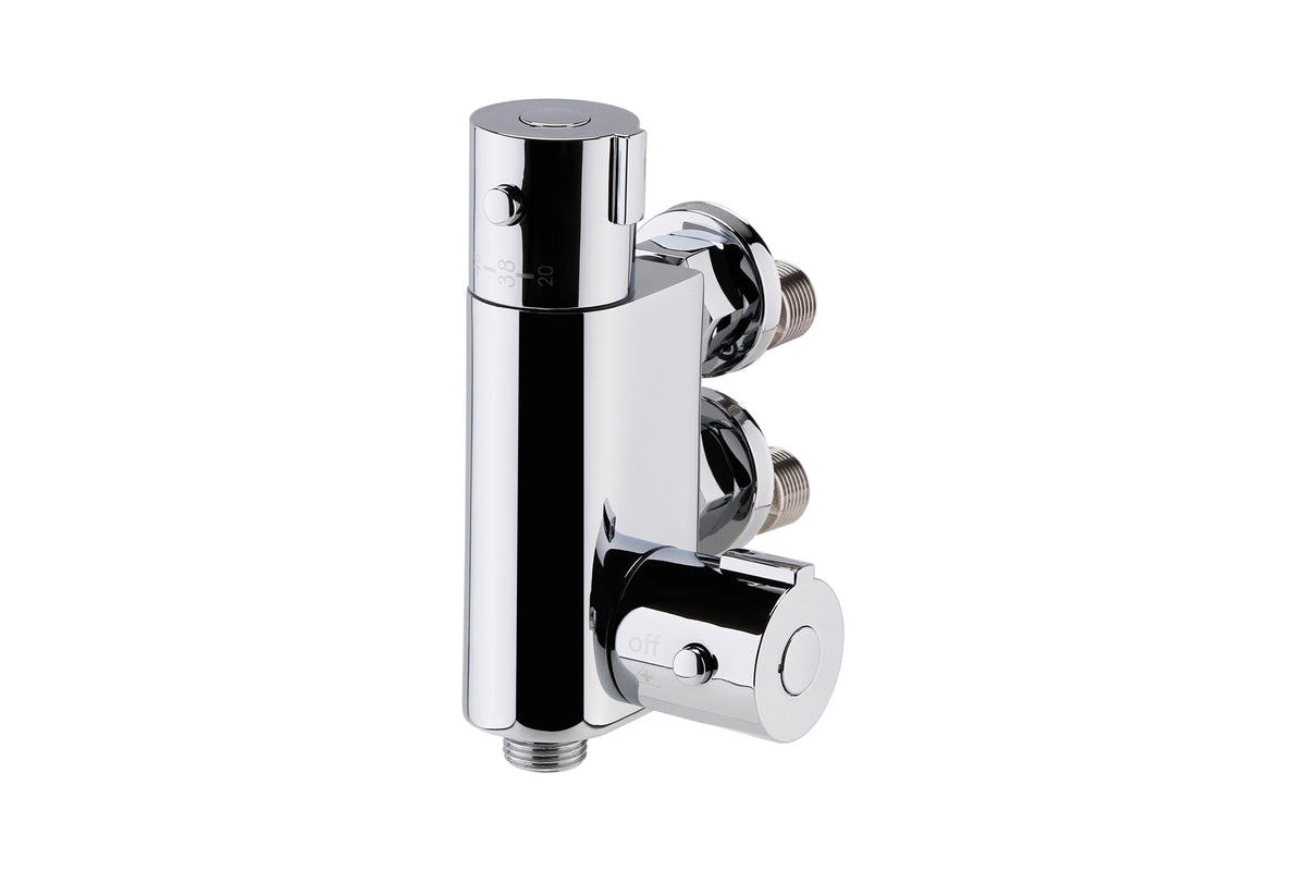Nuie Vertical Thermostatic Bar Shower Valve