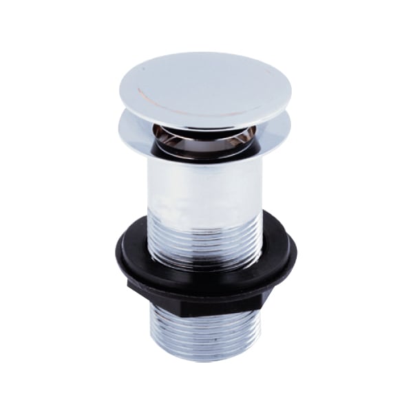 Push Button Basin Waste CP (unslotted) - WAS002