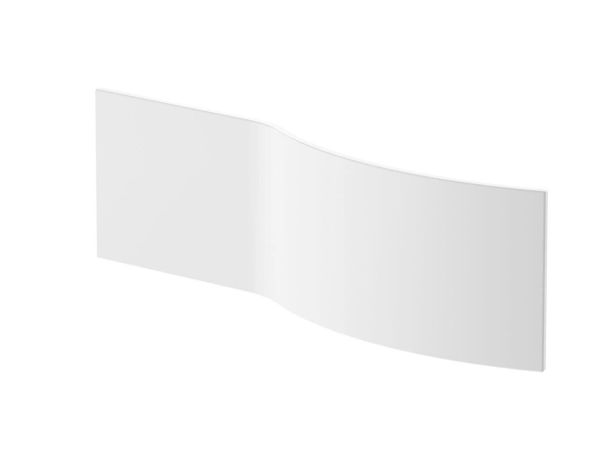 Nuie 1700mm Acrylic B-Shaped Shower Bath Front Panel