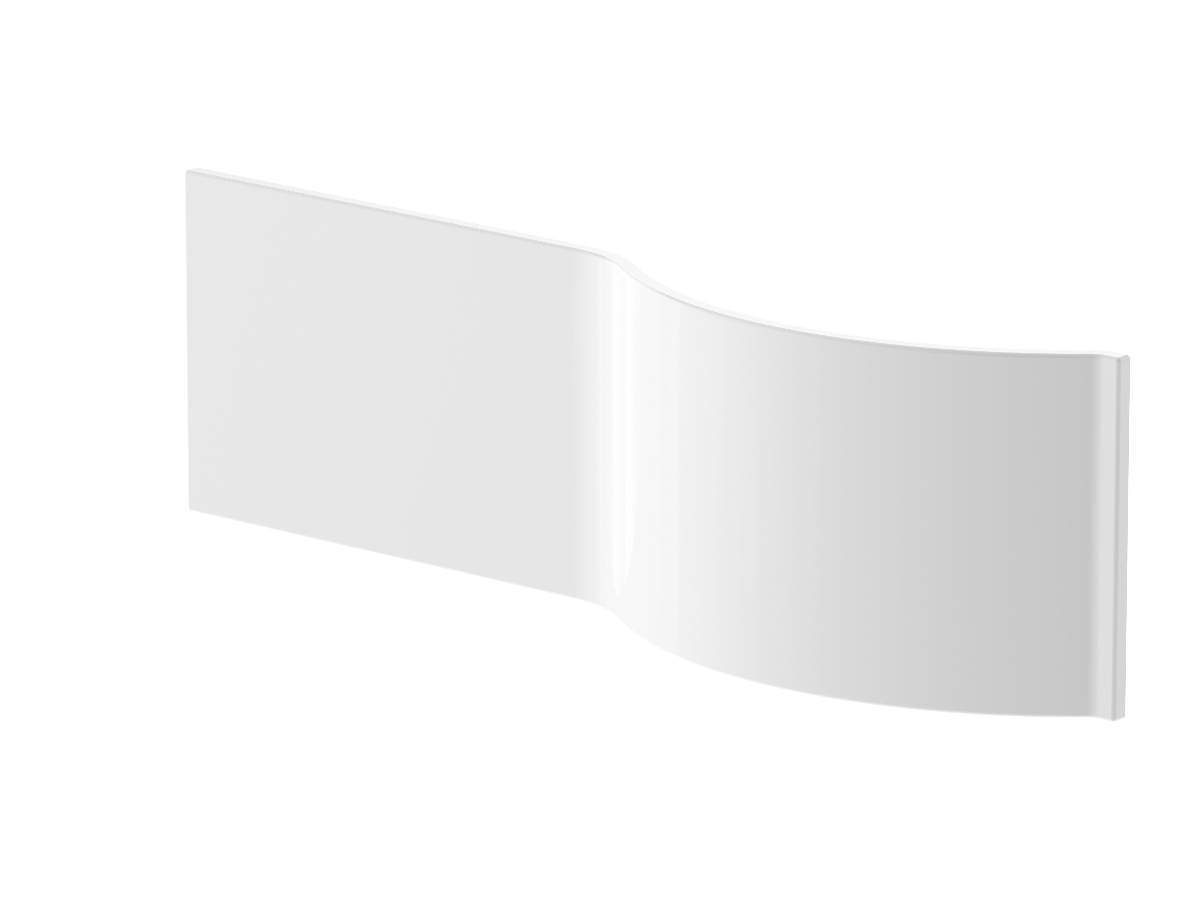 Nuie 1700mm P-Shaped Acrylic Shower Bath Front Panel