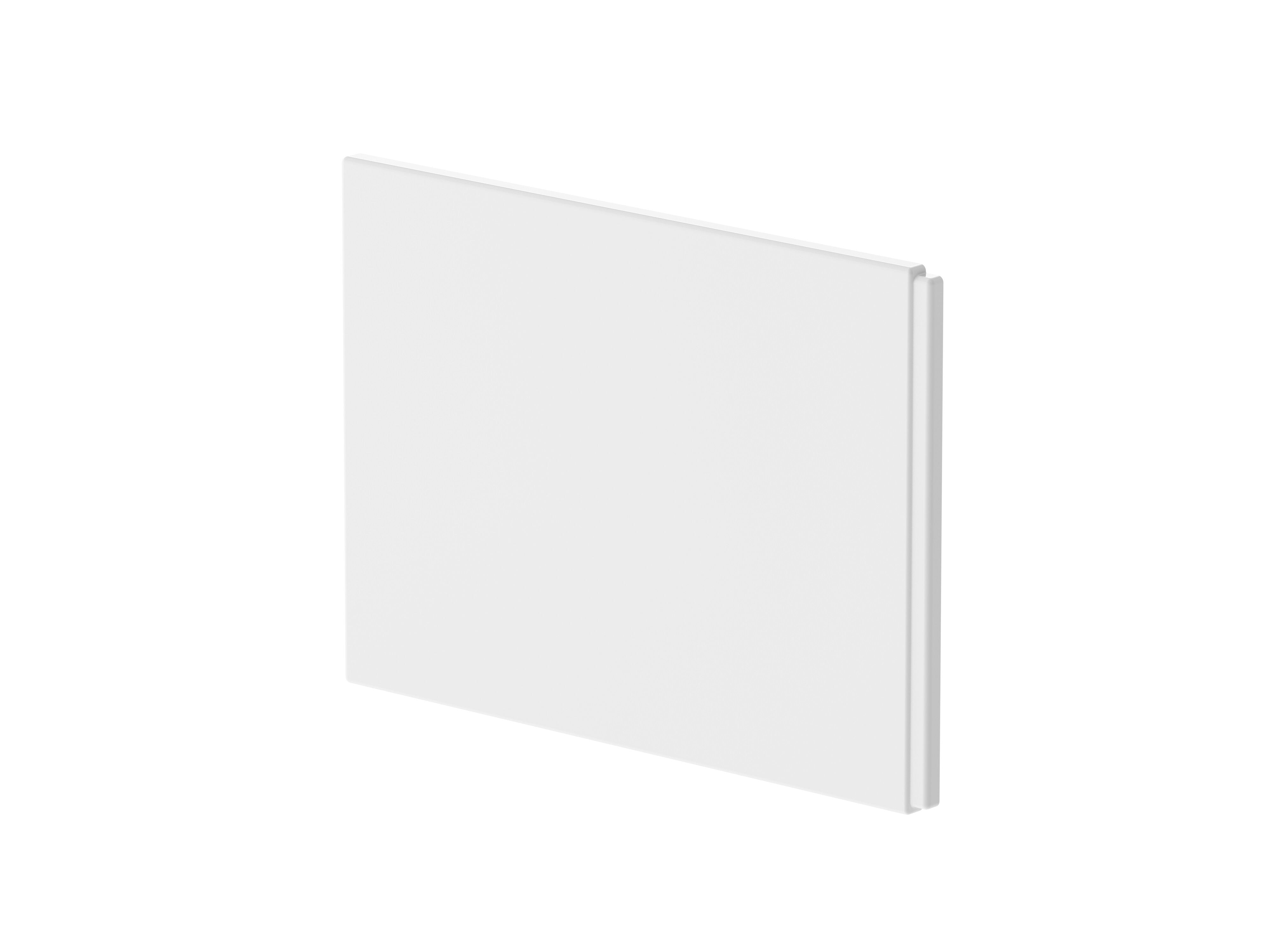 Nuie 700mm P-Shaped Acrylic Shower Bath End Panel