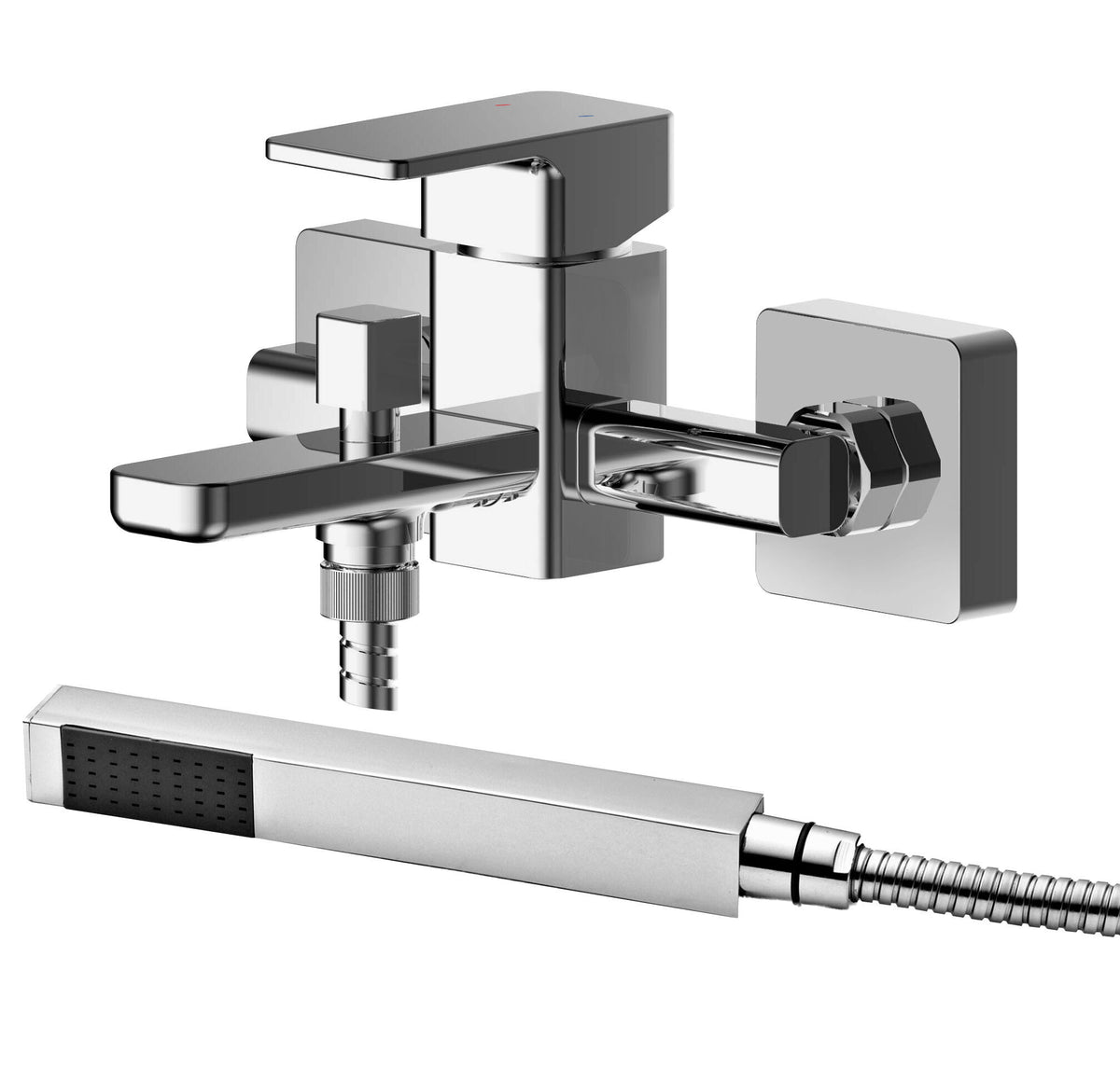 Nuie Windon Wall Mounted Bath Shower Mixer With Kit