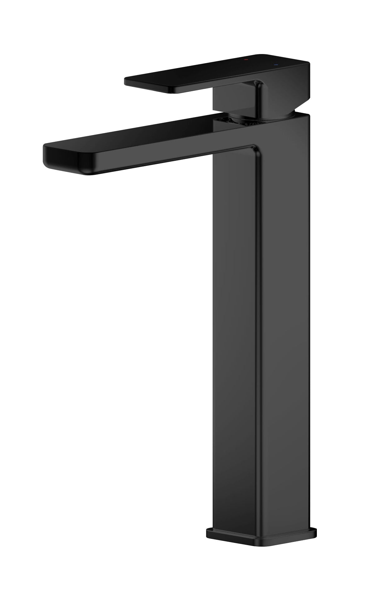 nuie Windon Matt Black High Rise Mono Basin Mixer