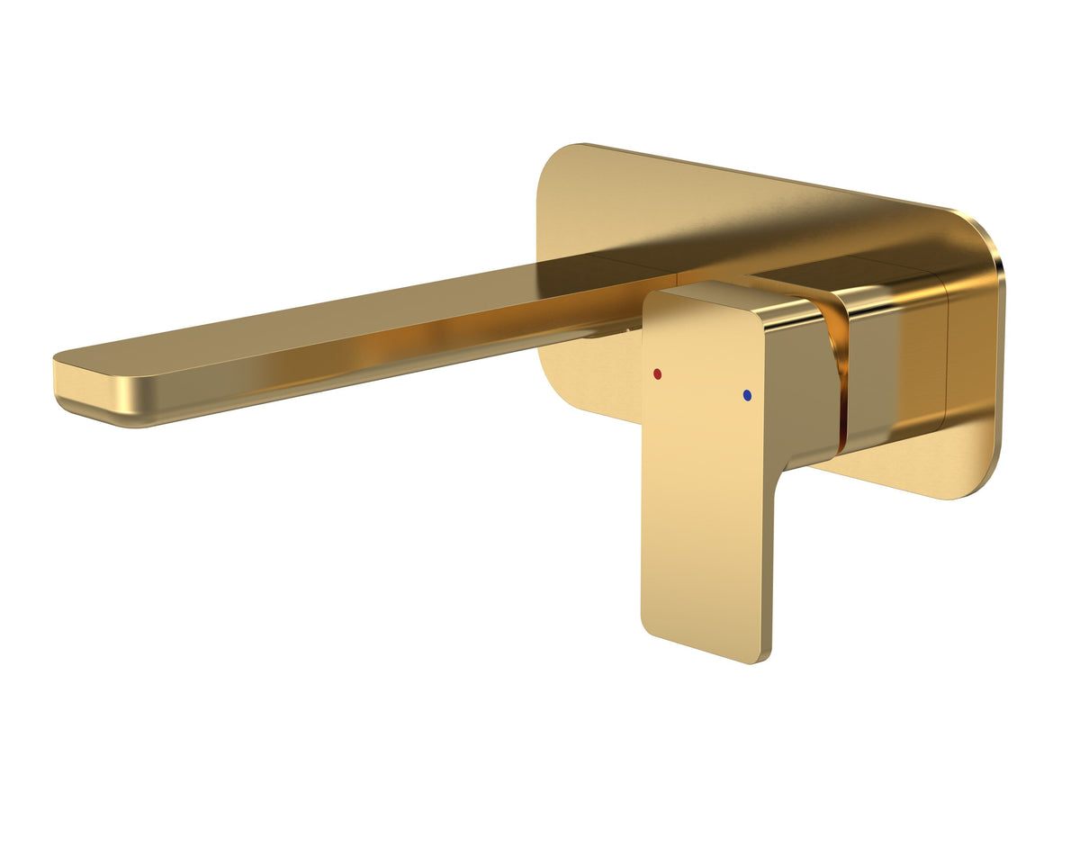 Nuie Windon 2 Tap Hole Wall Mounted Basin Mixer