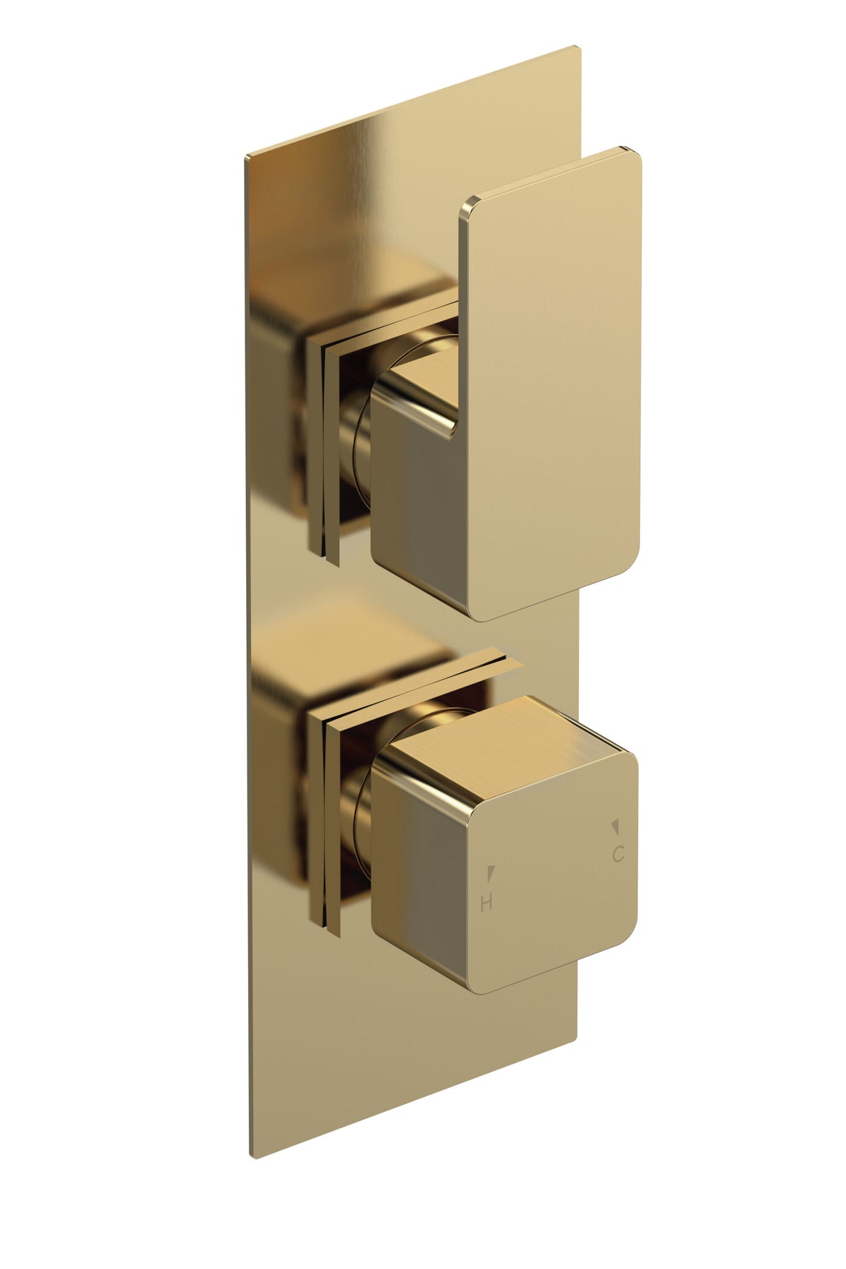 Nuie Windon Twin Thermostatic Shower Valve With Diverter