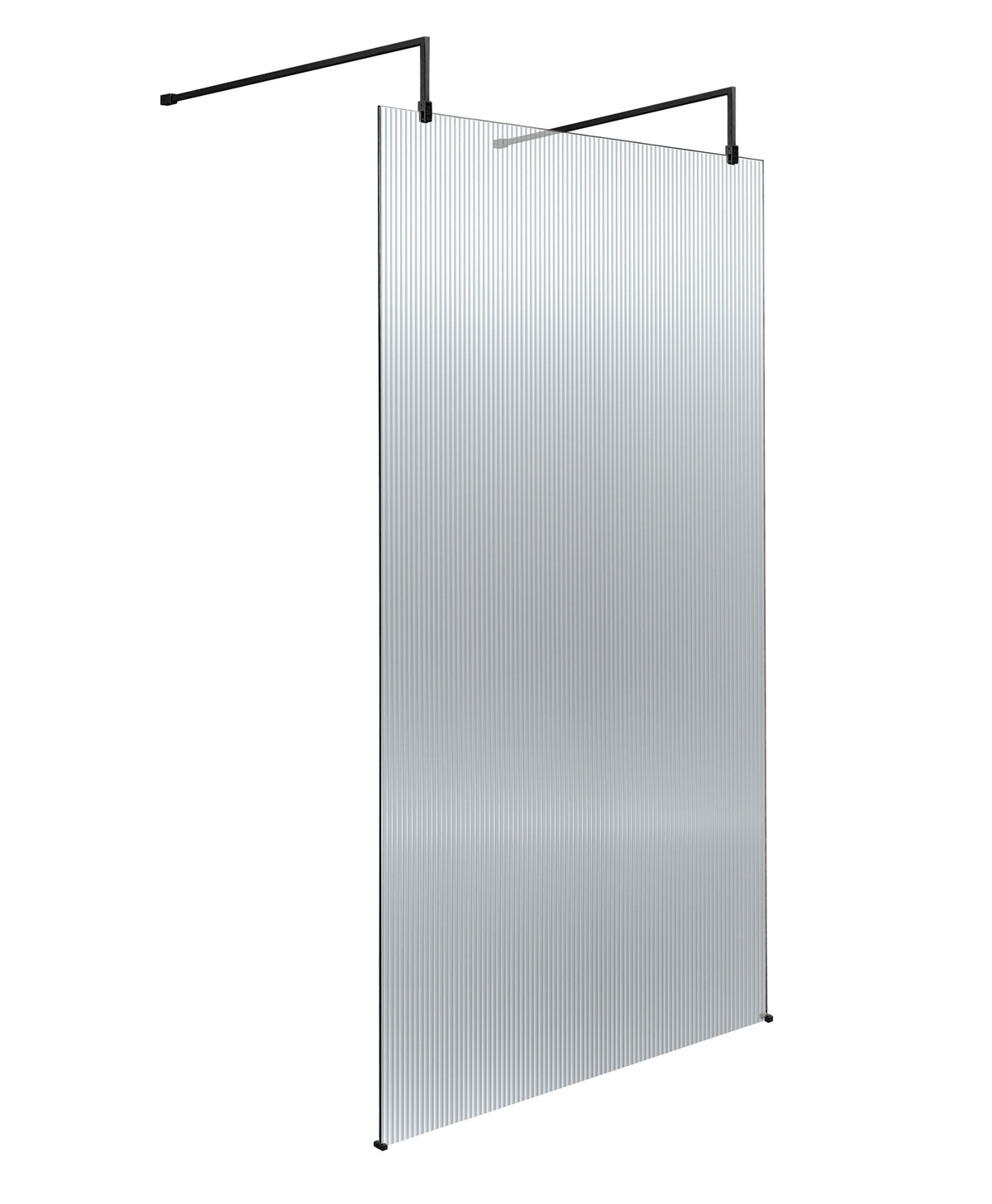 Hudson Reed 1000mm Fluted Wetroom Screen With Arms And Feet